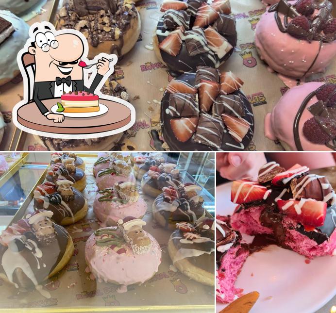 Royal Donuts Glattbrugg serve un'ampia selezione di dolci