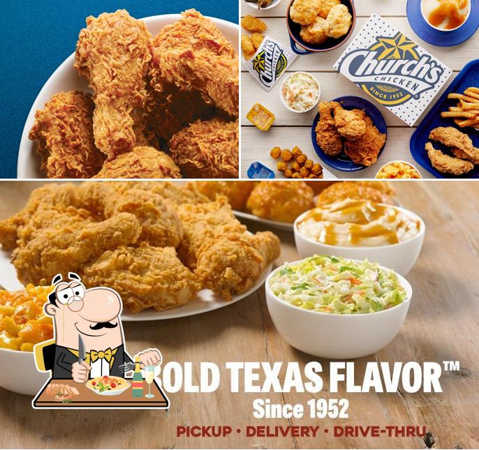 Блюда в "Church's Texas Chicken"