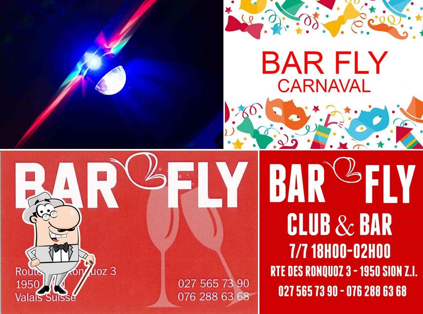 L'extérieur de Le bar Fly