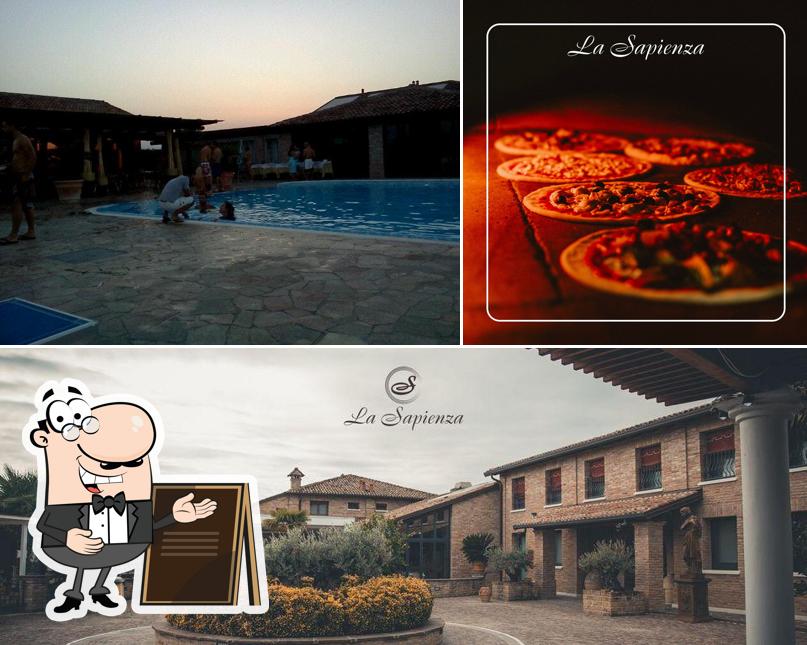 Tra le varie cose da Agriturismo La Sapienza si possono trovare la esterno e cibo