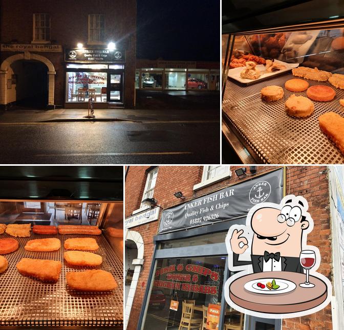 Anker fish bar in Tamworth Restaurant menu and reviews