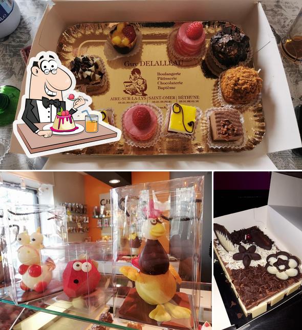 Boulangerie Guy Delalleau - Aire sur la Lys offre un nombre de desserts