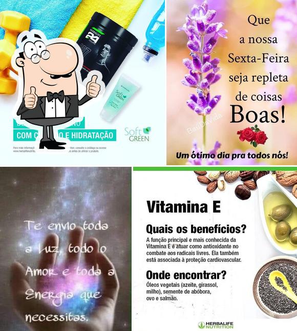 Look at this picture of Espaço Herbalife Emanuel e Célia