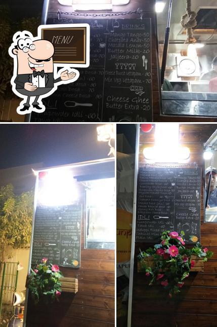 Check out the daily specials on the blackboard