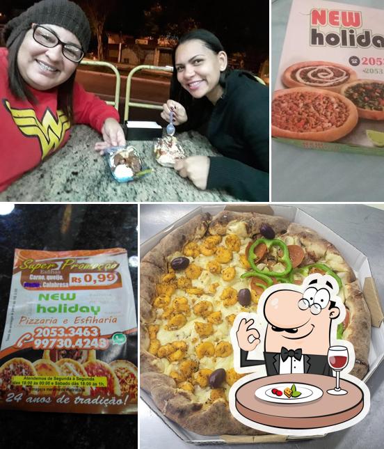 Comida em Pizzaria New holiday imperador