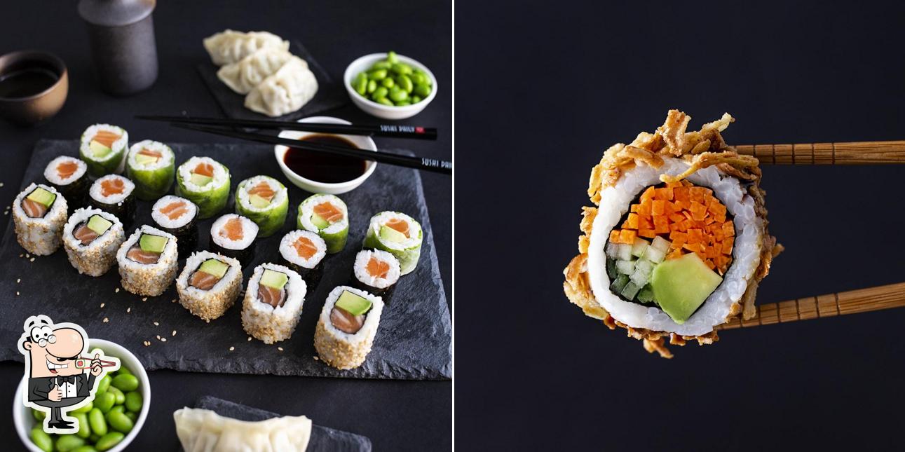 Ordina le diverse opzioni di sushi