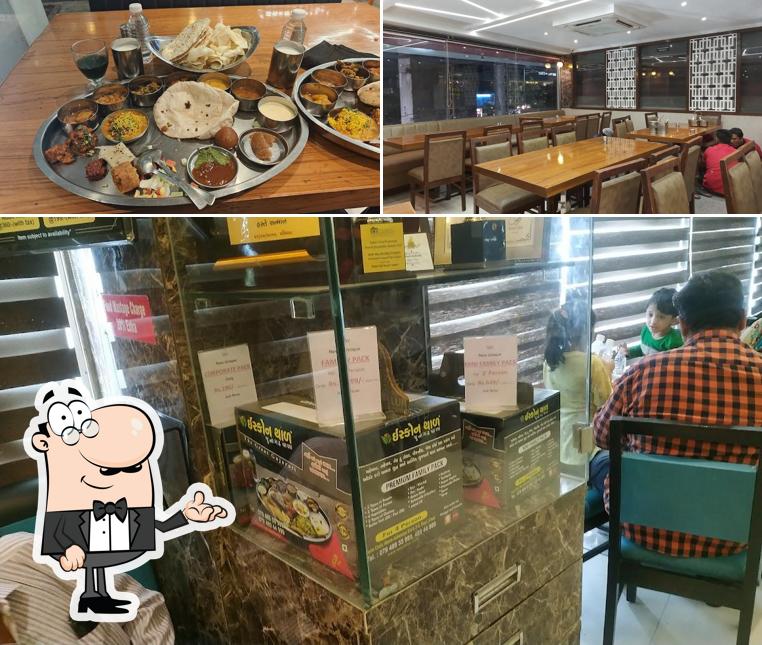 Take a seat at one of the tables at Iscon Thal