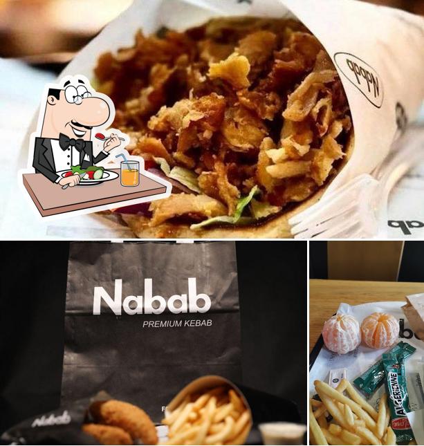 Platos en Nabab Kebab (Montreuil)