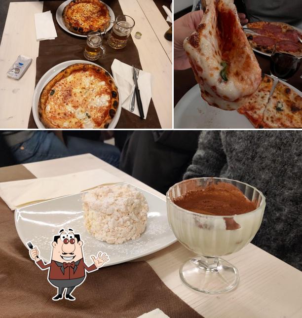 Platti al Pizzeria Pomodoro Rosso