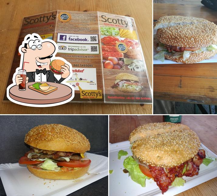 Die Burger von Scotty`s Genuss Im'Biss in einer Vielzahl an Geschmacksrichtungen werden euch sicherlich schmecken