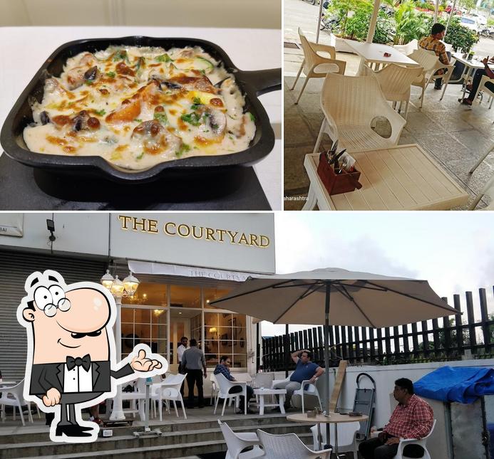 The store courtyard cafe