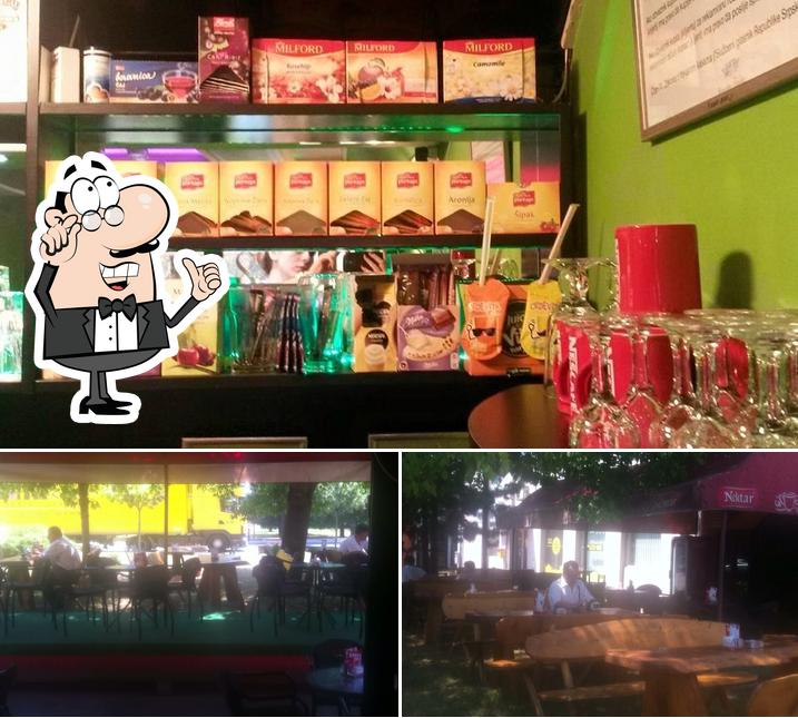 The interior of Caffe bar 888