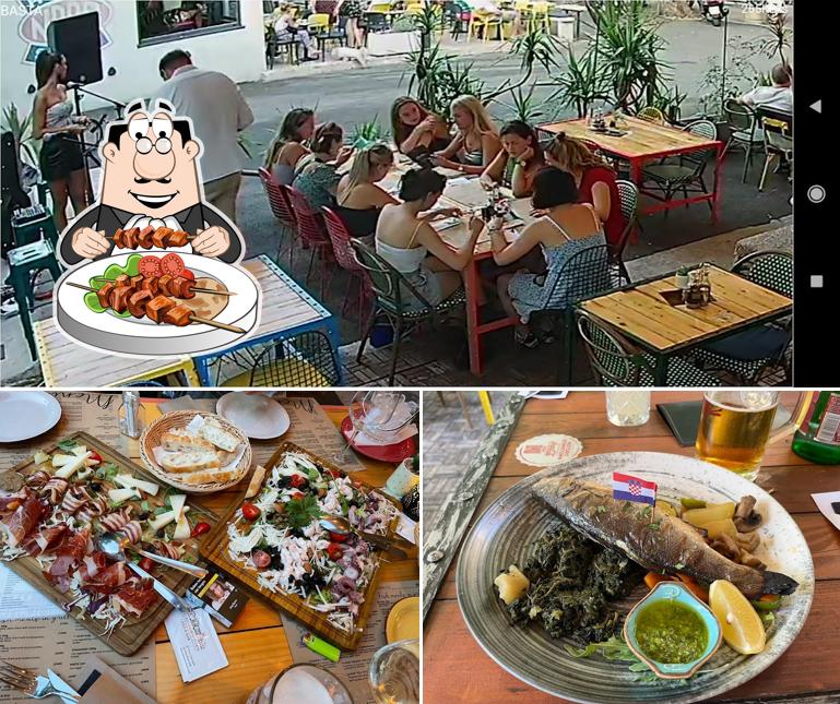 Platti al Downtown Grill Split steak & seafood