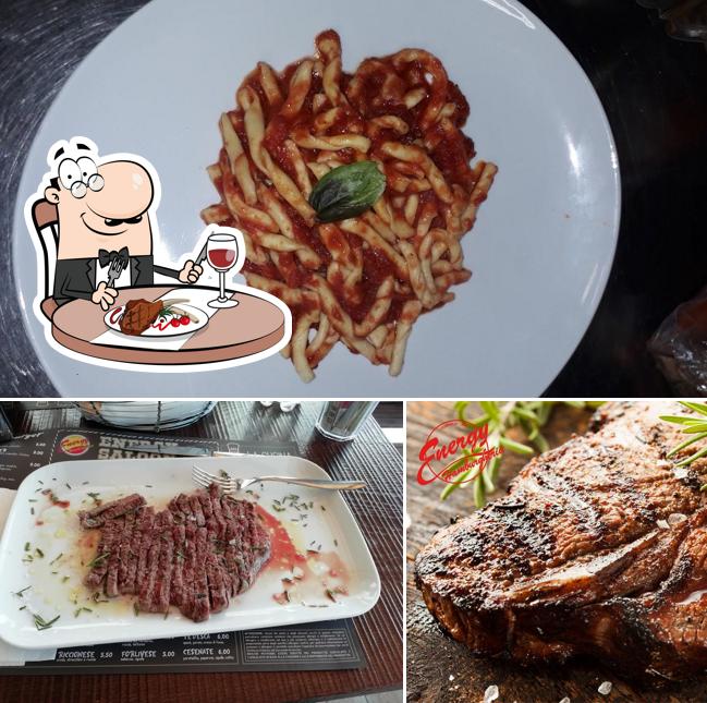 Ordina i un pasto a base di carne a Hamburgheria Energy