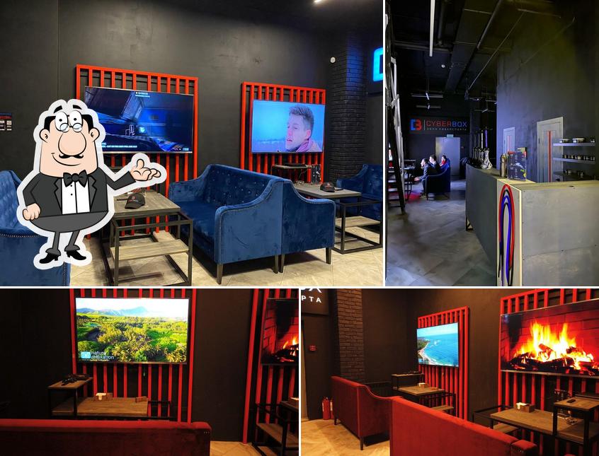 L'intérieur de Hookah Place Smoke Lounge in CyberBox