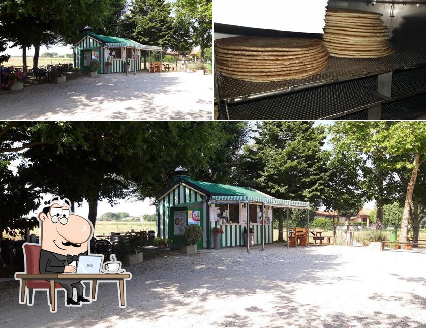 La foto di interni e cibo da Doposole Piadineria