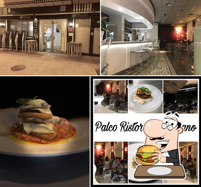 Get a burger at Palco Ristorante Italiano Lounge & Bar
