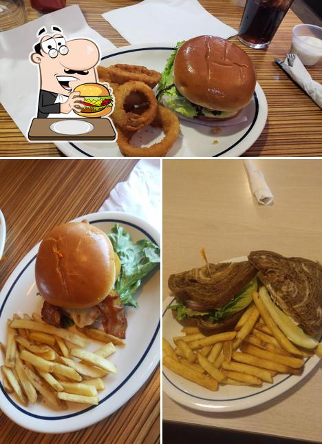 Try out a burger at IHOP