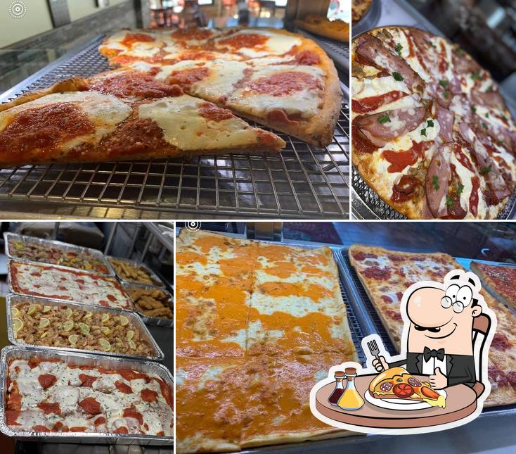 Get pizza at Little Enrico's Pizzeria