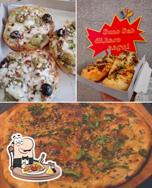 Order pizza at Haanji Amritsari Kulchas