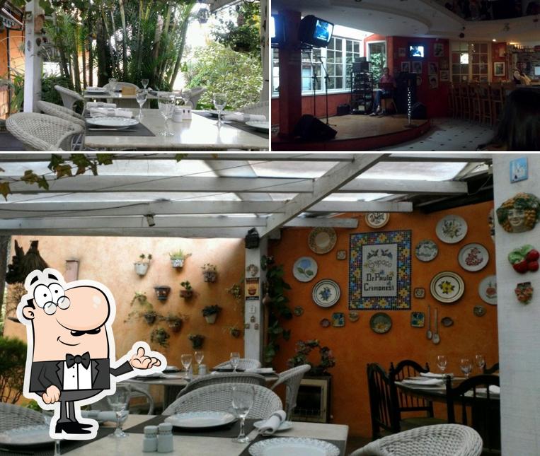 O interior do Ristorante E Canto