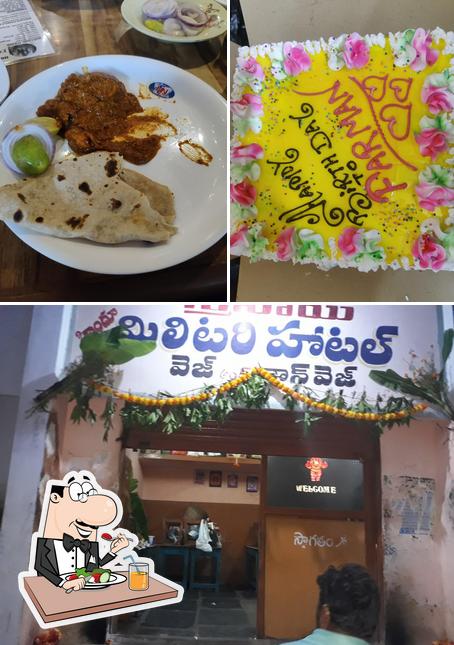 The restaurant's food and exterior