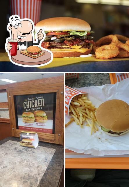 Get a burger at Whataburger