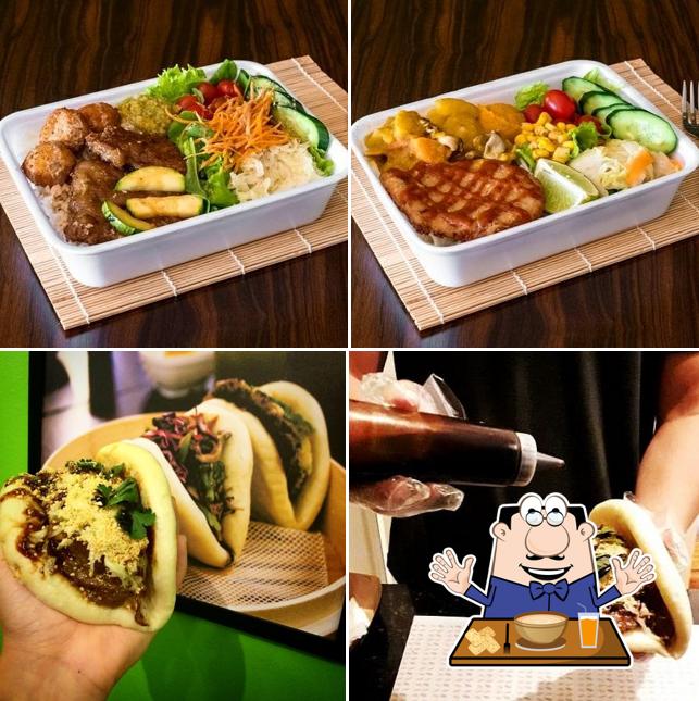 Comida em Bao Story Vegan