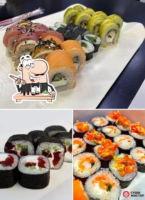 A Sushi Master, vous pouvez commander des sushis