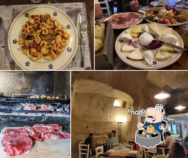 Platti al Trattoria del Caveoso