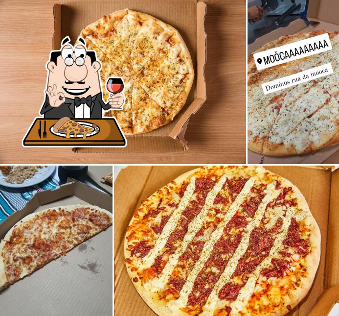 Consiga diferentes variedades de pizza