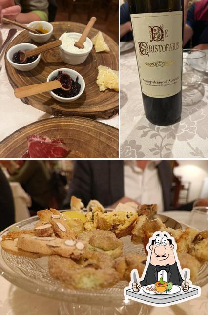 Tra le diverse cose da L' antica Locanda si possono trovare la cibo e interni