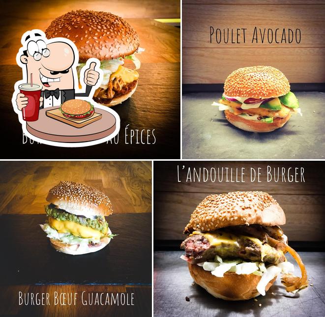 Faites-vous plaisir avec un hamburger à Le P'tit Resto 29