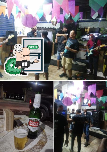 Entre diversos coisas, exterior e cerveja podem ser encontrados no Bar E Adega Do Neco