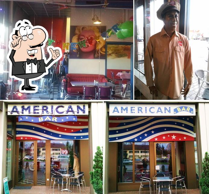 Gli interni di Beba's American Snack Bar