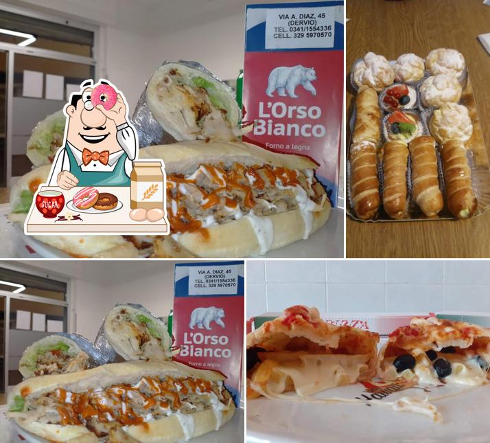 L'Orso Bianco offre un'ampia selezione di dolci