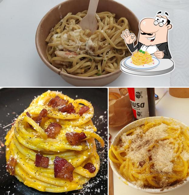 Spaghetti à la carbonara à Pastadì - Tutti i Giorni è Carbo-Day