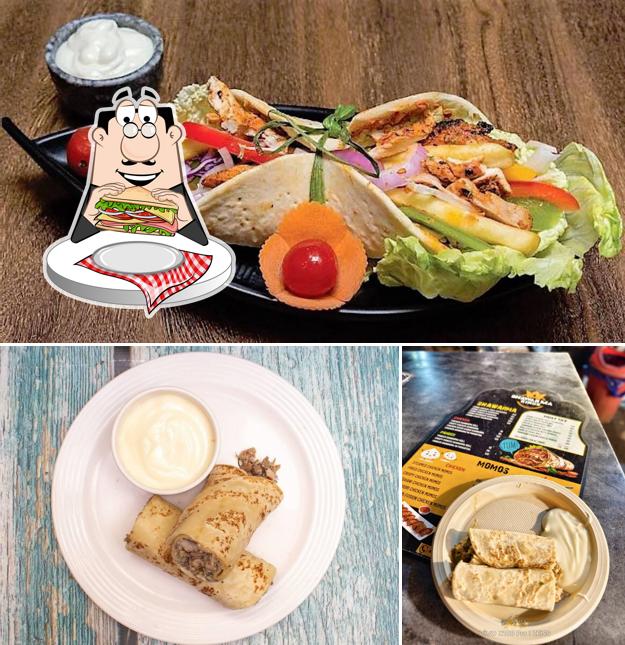 Club sandwich at Shawarma kings