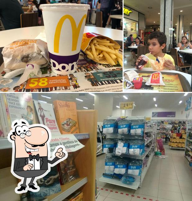 O interior do McDonald's