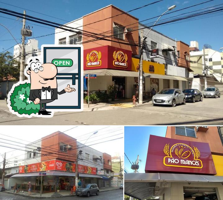 O exterior do Padaria Pão Francês