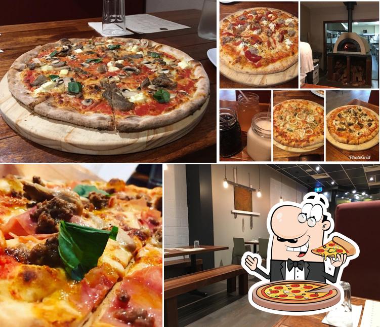 Try out pizza at Primo's Pizza House