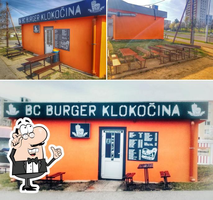 L'intérieur de BC Burger Klokočina