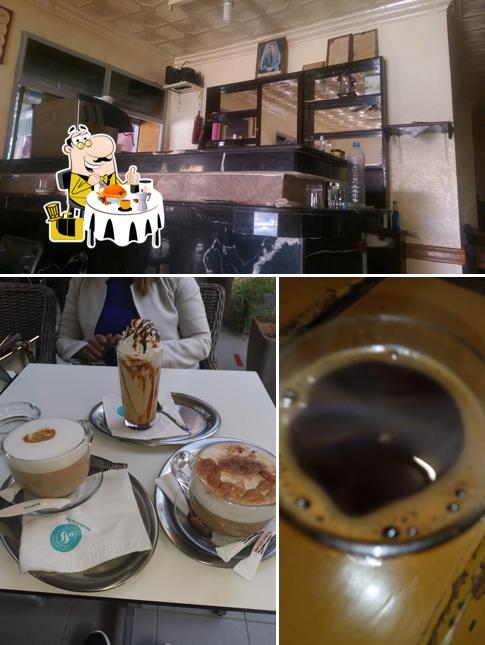 Café el mawïd se distingue par sa nourriture et intérieur