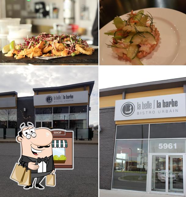 L'extérieur de La Belle et La Barbe - Bistro Urbain