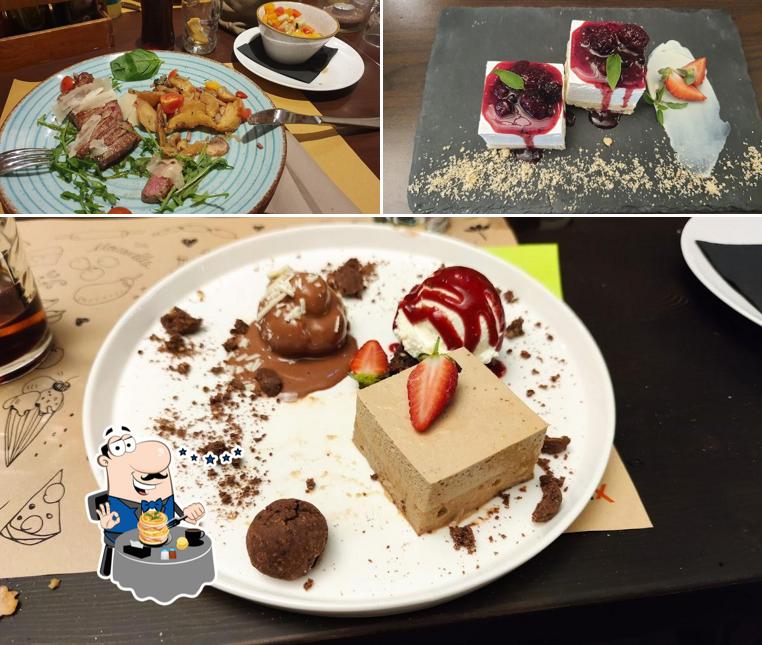 Mousse al cioccolato al Magma X restavracija Etna