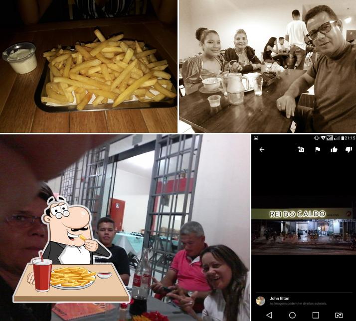 Batata frita em Rei do Caldo