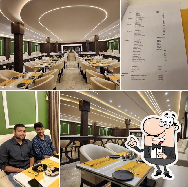 The interior of Royyala Naidu Comforts