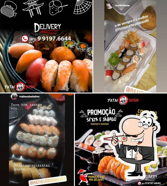 Prove diversas opções de sushi