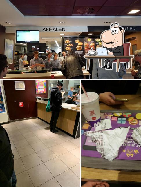 L'intérieur de McDonald's Groningen West