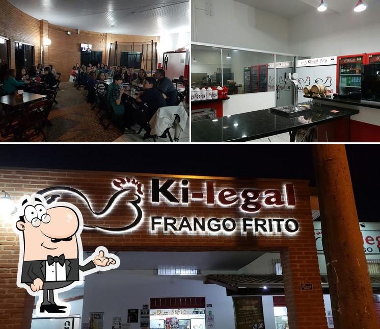 O interior do Ki-legal Frango Frito